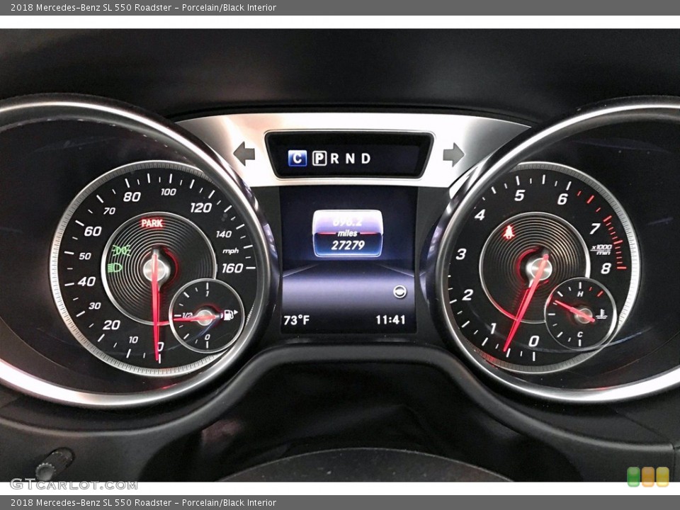 Porcelain/Black Interior Gauges for the 2018 Mercedes-Benz SL 550 Roadster #139448886