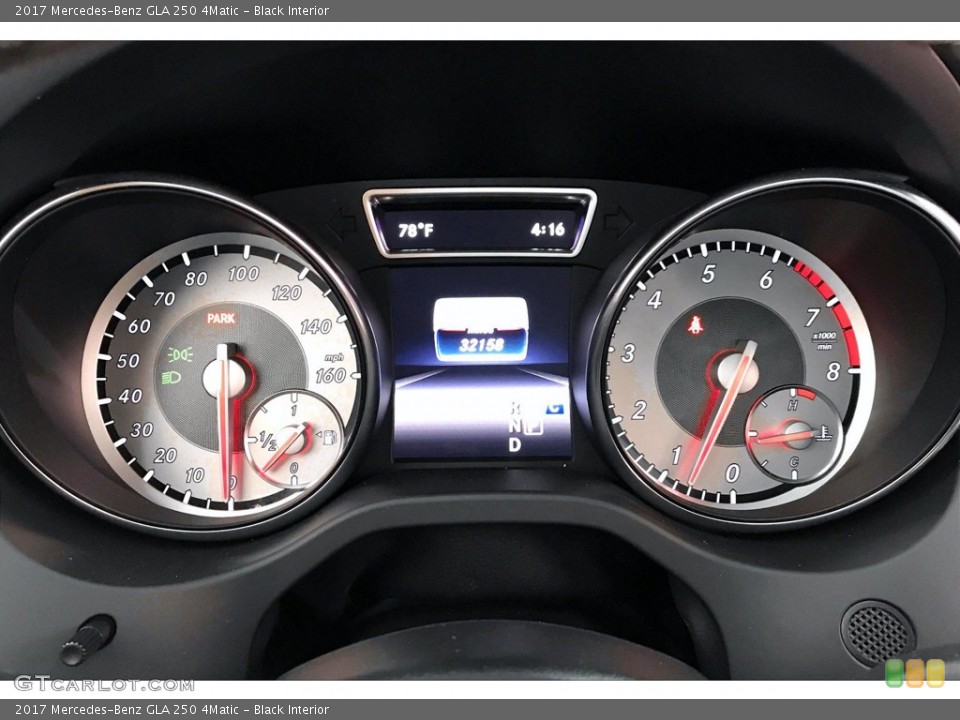 Black Interior Gauges for the 2017 Mercedes-Benz GLA 250 4Matic #139449718
