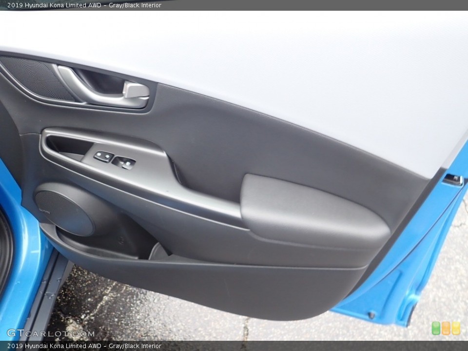 Gray/Black Interior Door Panel for the 2019 Hyundai Kona Limited AWD #139449991