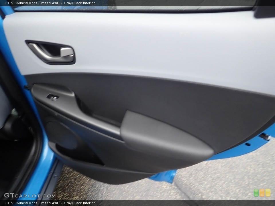 Gray/Black Interior Door Panel for the 2019 Hyundai Kona Limited AWD #139450033