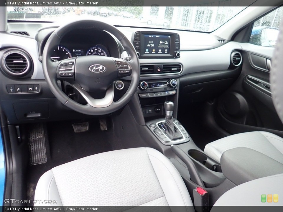 Gray/Black Interior Photo for the 2019 Hyundai Kona Limited AWD #139450087