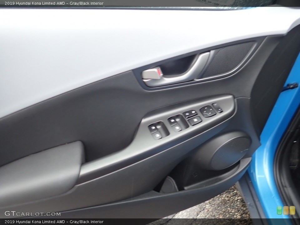 Gray/Black Interior Door Panel for the 2019 Hyundai Kona Limited AWD #139450129