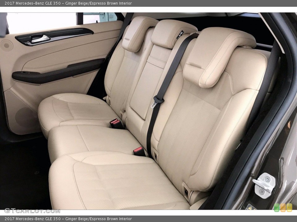 Ginger Beige/Espresso Brown Interior Rear Seat for the 2017 Mercedes-Benz GLE 350 #139450363