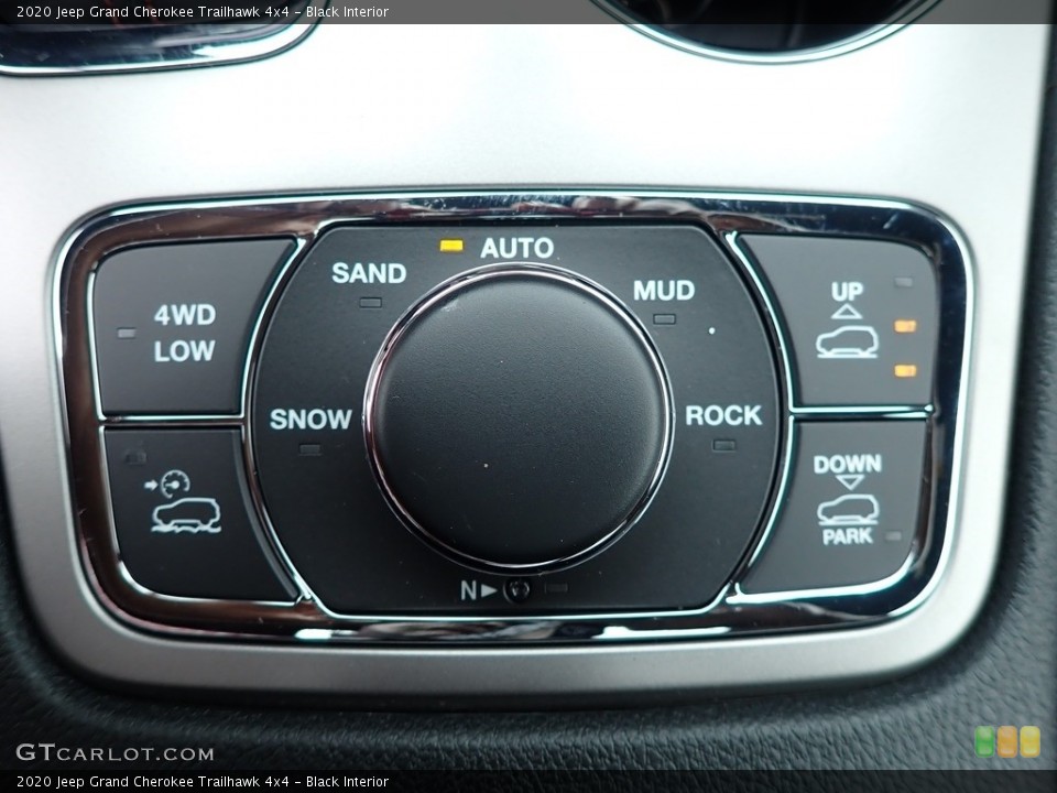 Black Interior Controls for the 2020 Jeep Grand Cherokee Trailhawk 4x4 #139450990