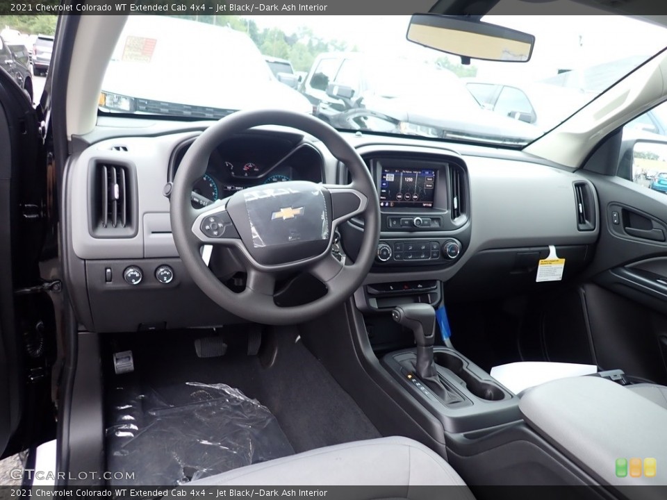 Jet Black/­Dark Ash Interior Photo for the 2021 Chevrolet Colorado WT Extended Cab 4x4 #139451074