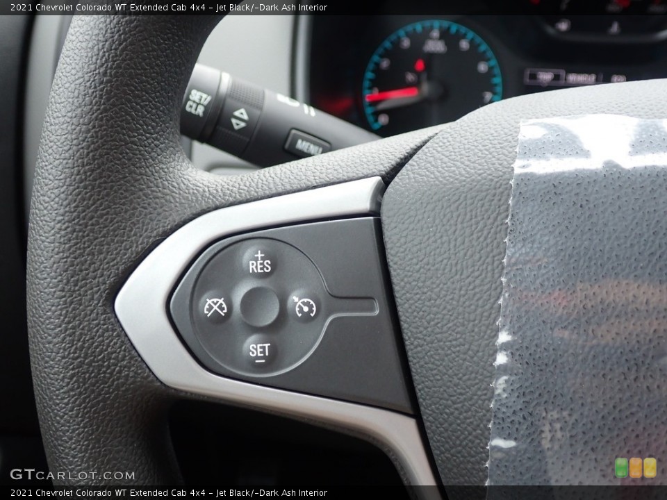 Jet Black/­Dark Ash Interior Steering Wheel for the 2021 Chevrolet Colorado WT Extended Cab 4x4 #139451146