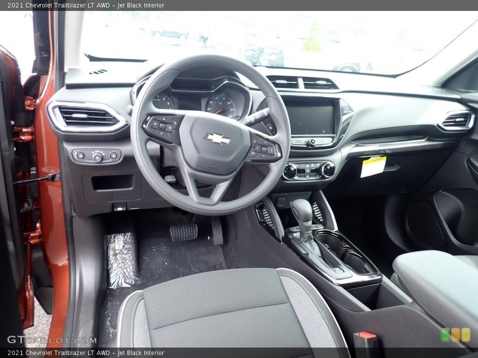 Jet Black Interior Photo for the 2021 Chevrolet Trailblazer LT AWD #139451617
