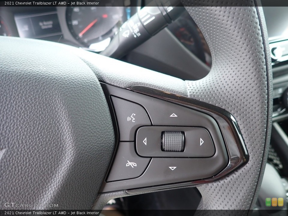 Jet Black Interior Steering Wheel for the 2021 Chevrolet Trailblazer LT AWD #139451662