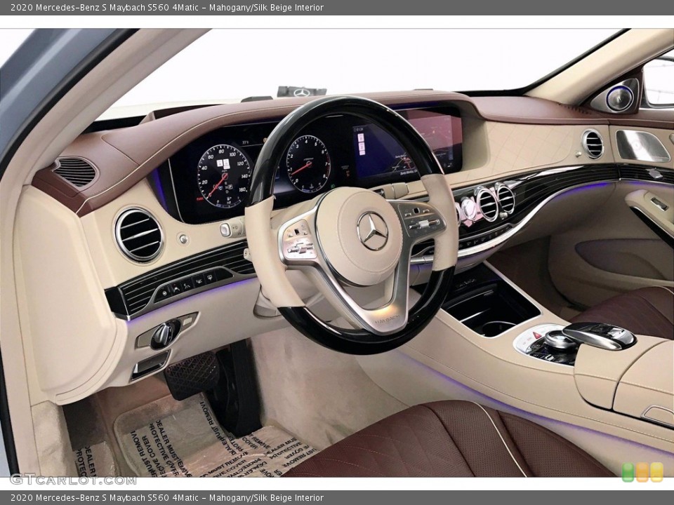 Mahogany/Silk Beige Interior Photo for the 2020 Mercedes-Benz S Maybach S560 4Matic #139452016