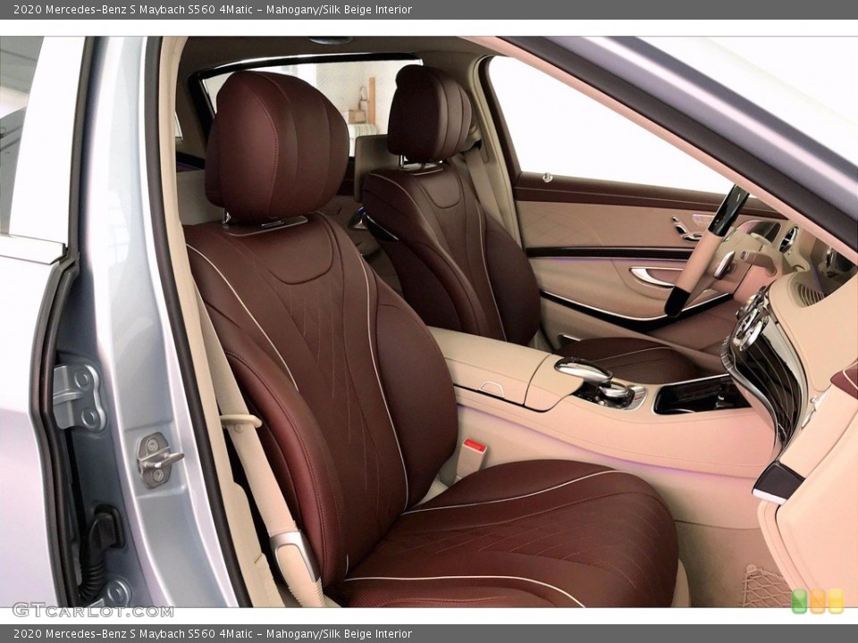 Mahogany/Silk Beige 2020 Mercedes-Benz S Interiors
