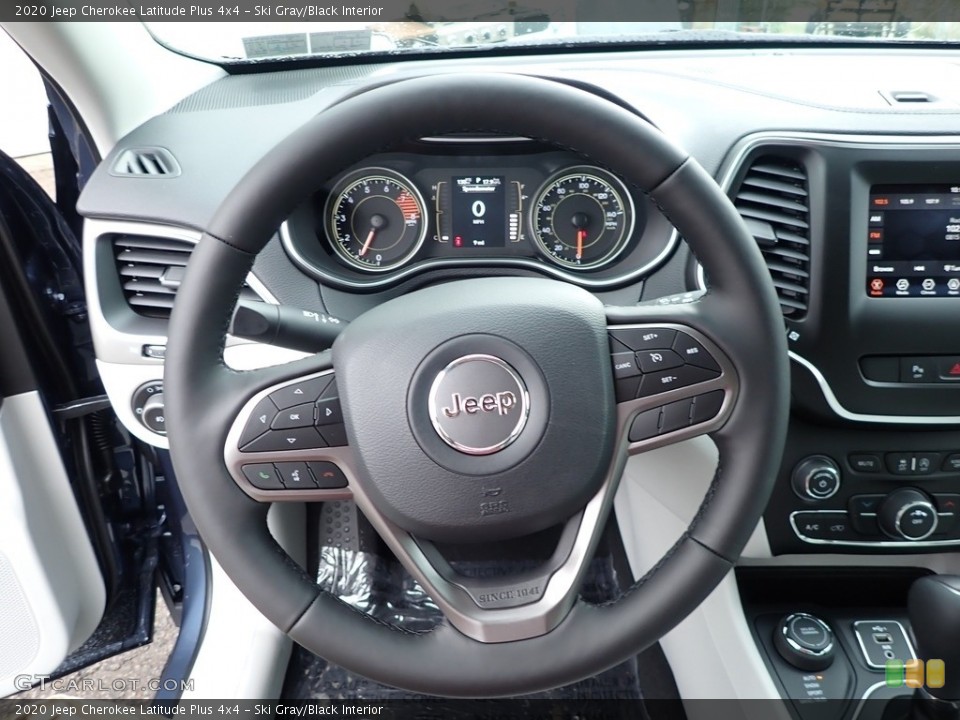 Ski Gray/Black Interior Steering Wheel for the 2020 Jeep Cherokee Latitude Plus 4x4 #139452283