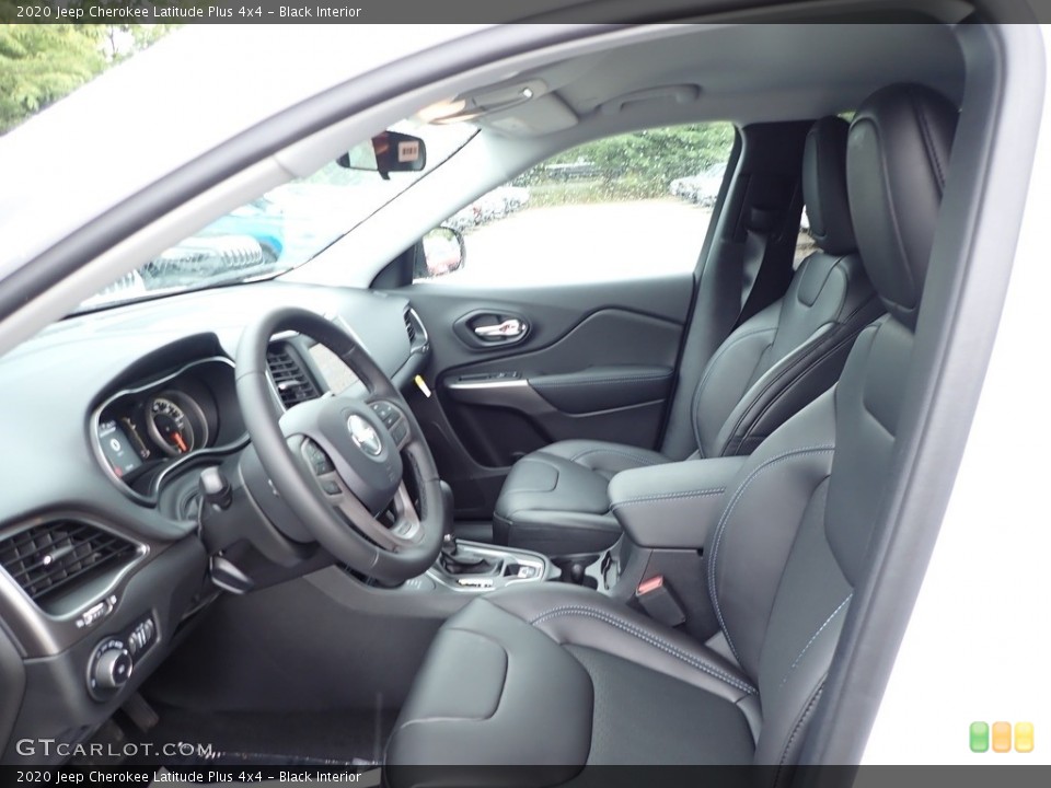 Black Interior Front Seat for the 2020 Jeep Cherokee Latitude Plus 4x4 #139452460