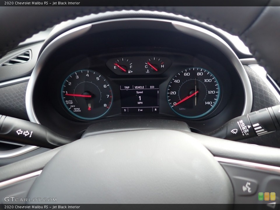 Jet Black Interior Gauges for the 2020 Chevrolet Malibu RS #139452653