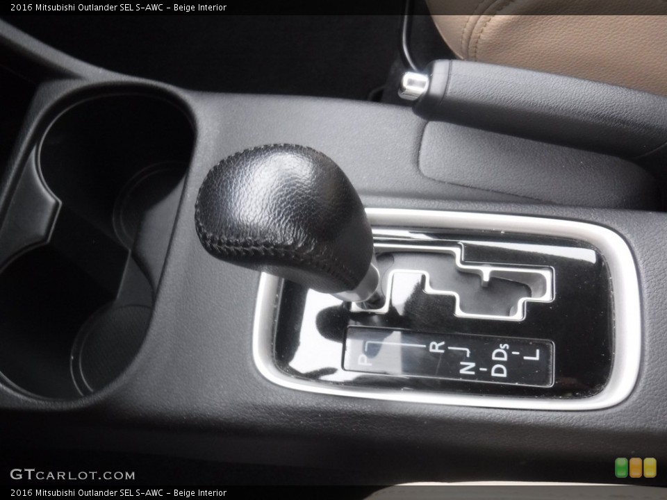 Beige Interior Transmission for the 2016 Mitsubishi Outlander SEL S-AWC #139454077