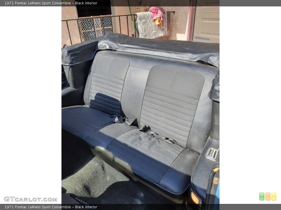 Black 1971 Pontiac LeMans Interiors