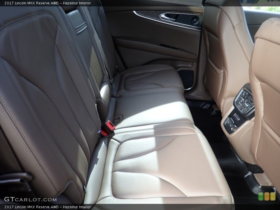 Hazelnut Interior Rear Seat for the 2017 Lincoln MKX Reserve AWD #139459160