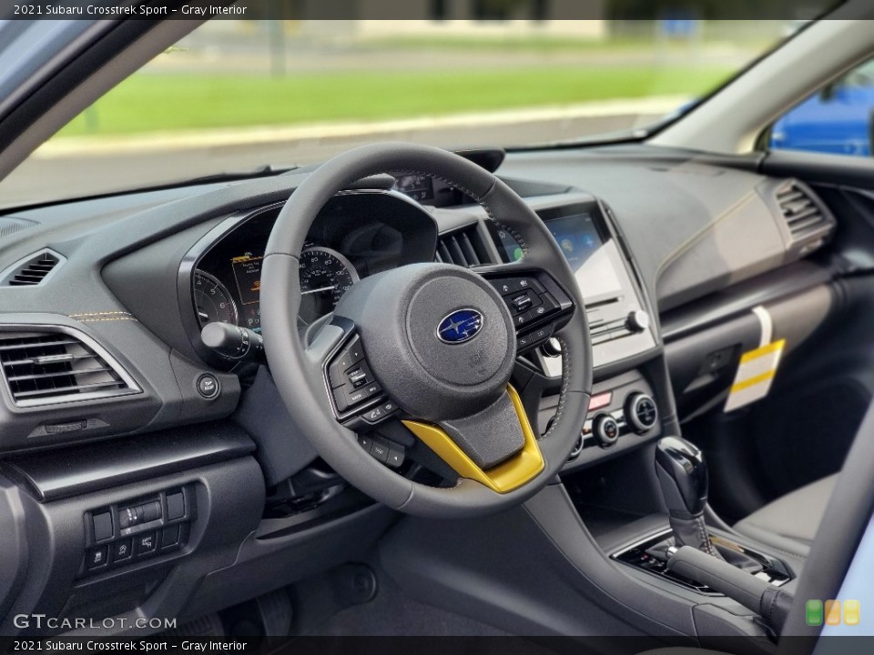Gray Interior Steering Wheel for the 2021 Subaru Crosstrek Sport #139462139