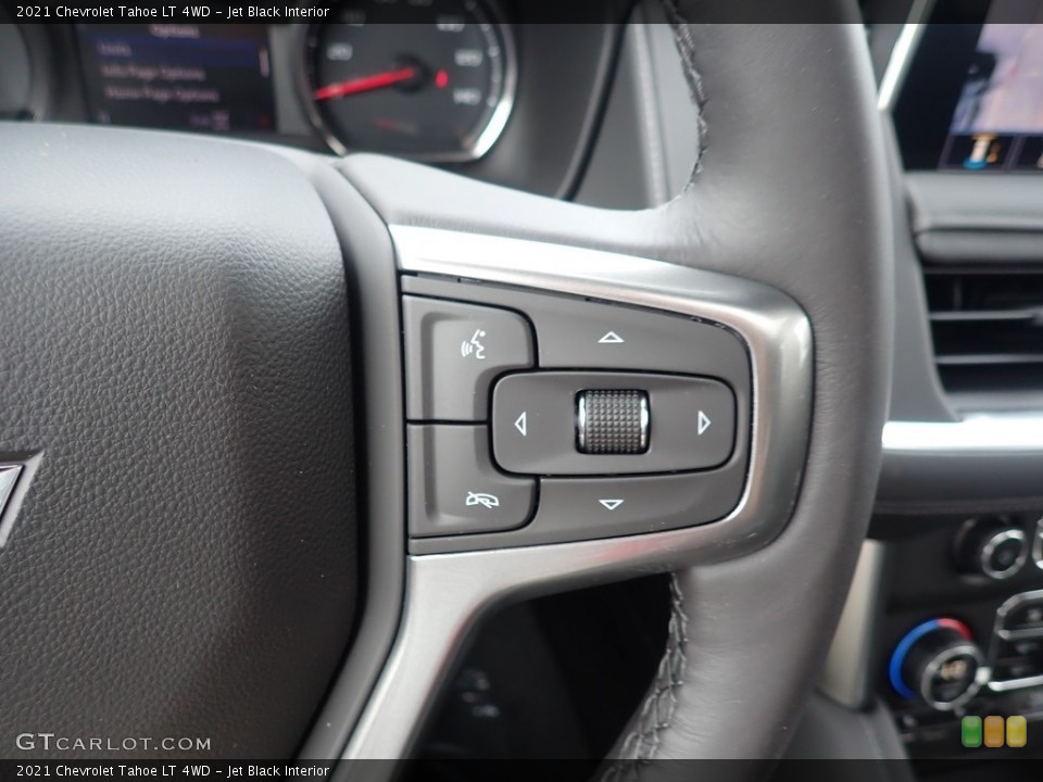 Jet Black Interior Steering Wheel for the 2021 Chevrolet Tahoe LT 4WD #139465766