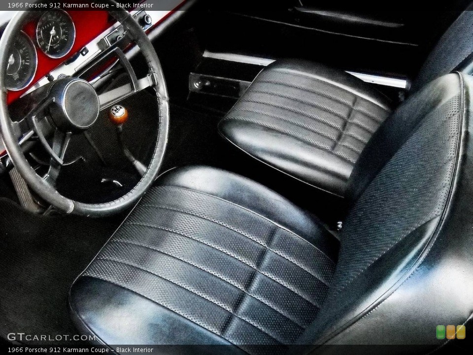 Black Interior Photo for the 1966 Porsche 912 Karmann Coupe #139468741