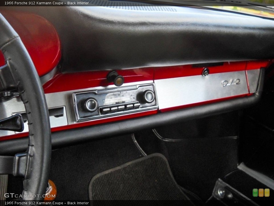 Black Interior Dashboard for the 1966 Porsche 912 Karmann Coupe #139468765
