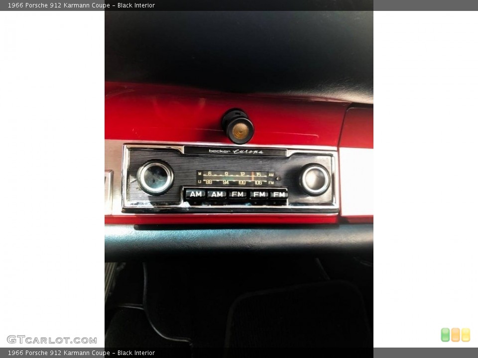 Black Interior Audio System for the 1966 Porsche 912 Karmann Coupe #139468783