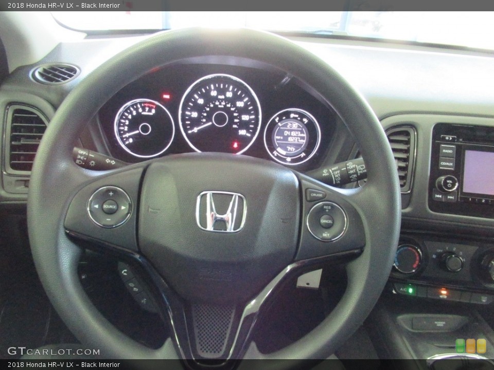 Black Interior Steering Wheel for the 2018 Honda HR-V LX #139469020
