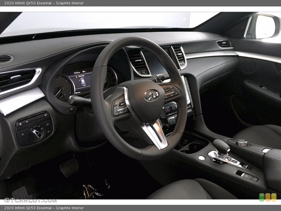 Graphite Interior Dashboard for the 2020 Infiniti QX50 Essential #139470265