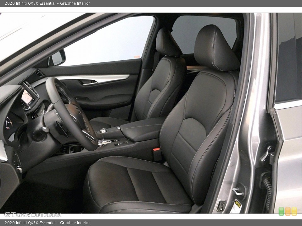 Graphite Interior Front Seat for the 2020 Infiniti QX50 Essential #139470448
