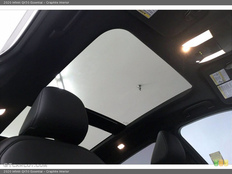 Graphite Interior Sunroof for the 2020 Infiniti QX50 Essential #139470526