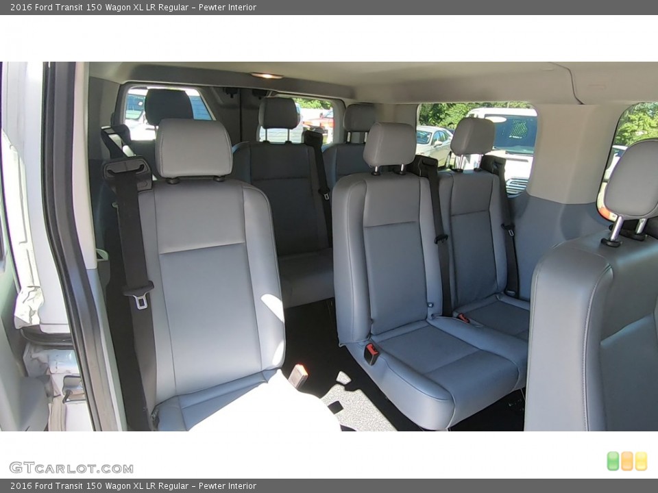 Pewter Interior Rear Seat for the 2016 Ford Transit 150 Wagon XL LR Regular #139470559