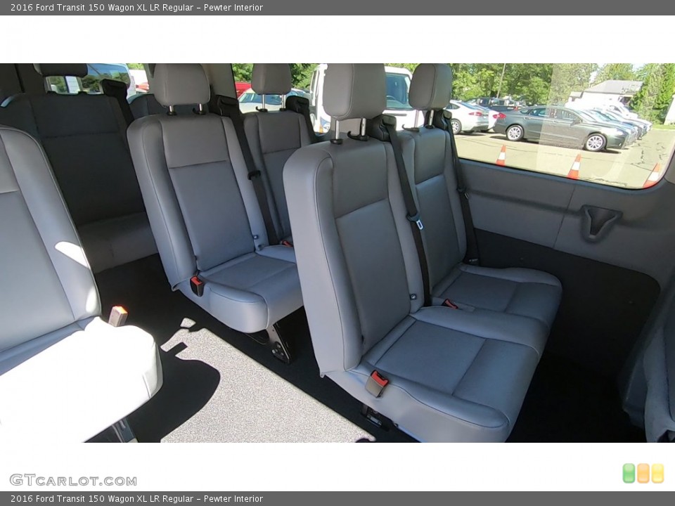 Pewter Interior Rear Seat for the 2016 Ford Transit 150 Wagon XL LR Regular #139470580
