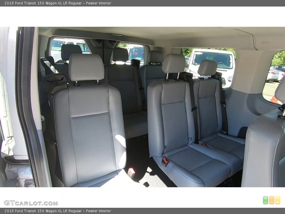 Pewter Interior Rear Seat for the 2016 Ford Transit 150 Wagon XL LR Regular #139471064
