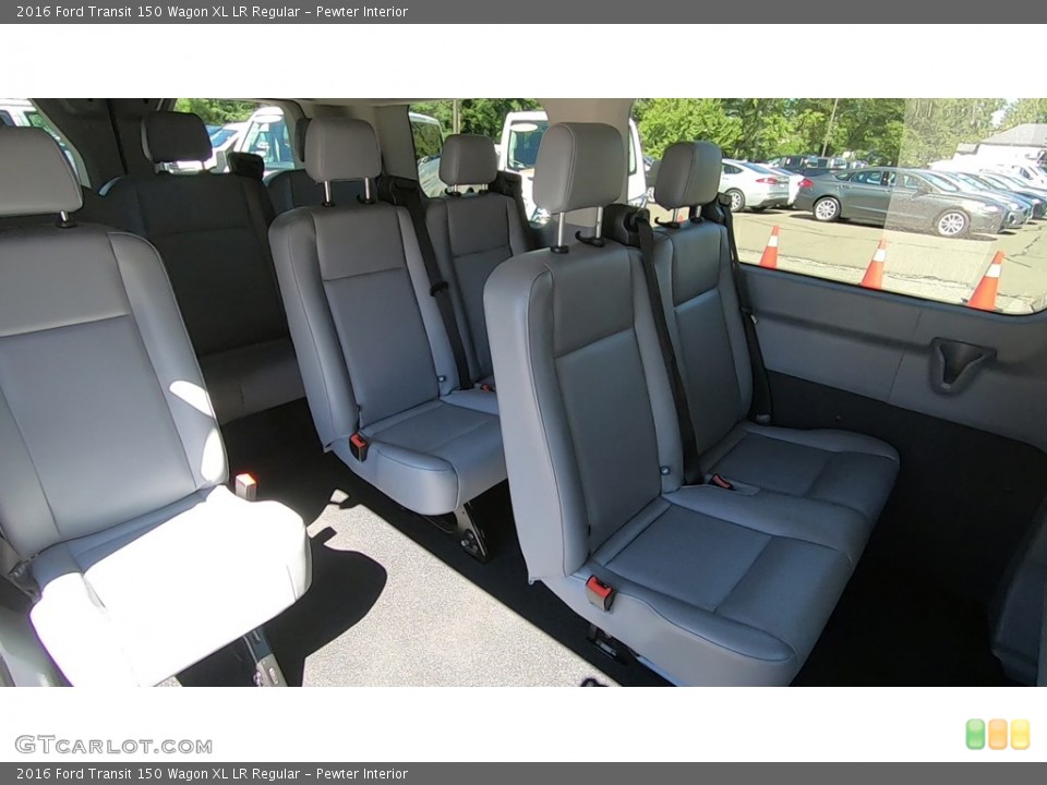 Pewter Interior Rear Seat for the 2016 Ford Transit 150 Wagon XL LR Regular #139471081