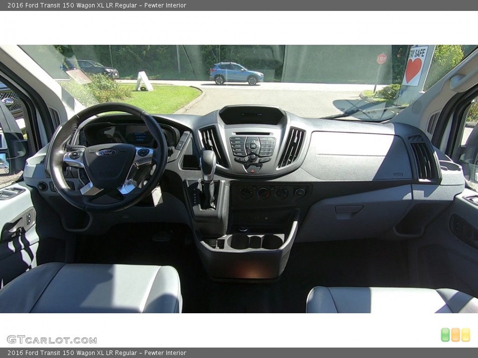 Pewter Interior Dashboard for the 2016 Ford Transit 150 Wagon XL LR Regular #139471099