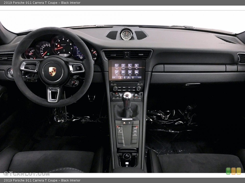 Black Interior Dashboard for the 2019 Porsche 911 Carrera T Coupe #139474009