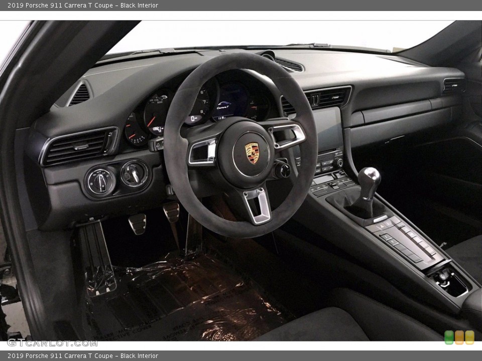 Black Interior Dashboard for the 2019 Porsche 911 Carrera T Coupe #139474135