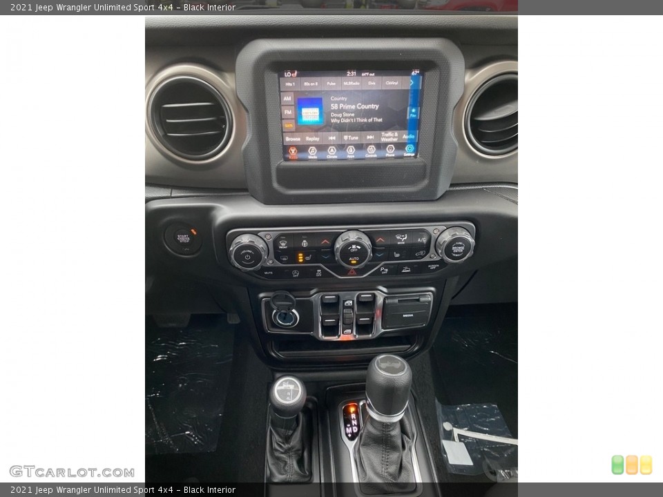 Black Interior Transmission for the 2021 Jeep Wrangler Unlimited Sport 4x4 #139476502