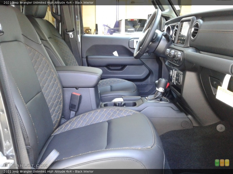 Black Interior Photo for the 2021 Jeep Wrangler Unlimited High Altitude 4x4 #139477549
