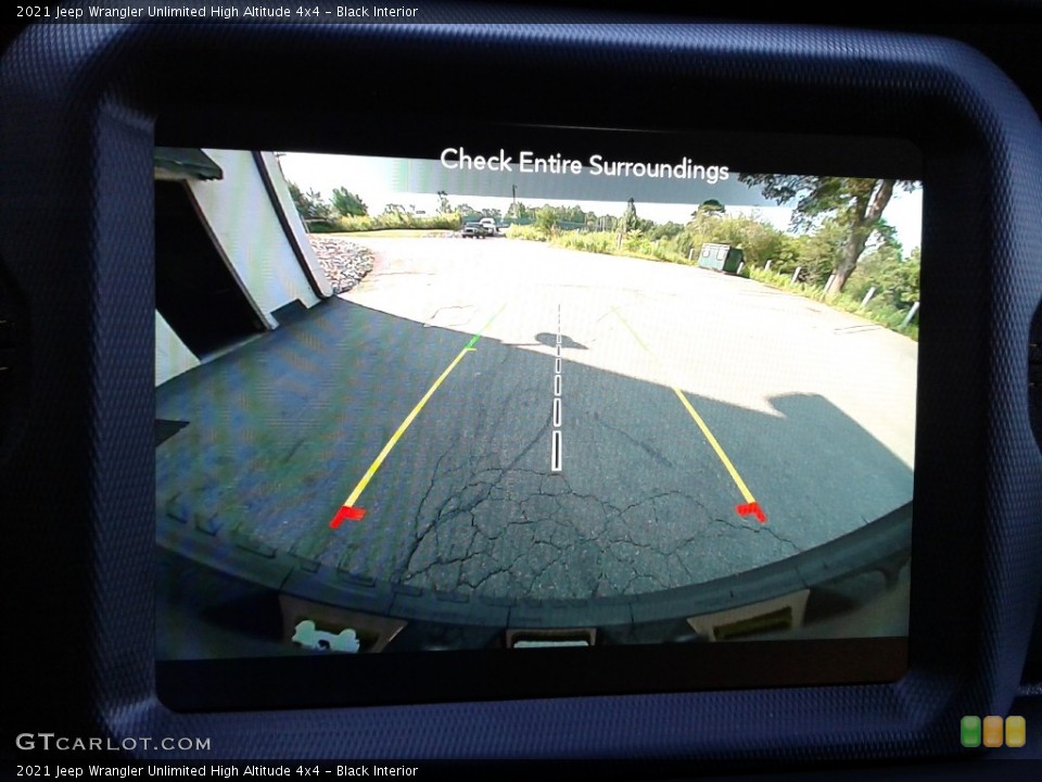 Black Interior Navigation for the 2021 Jeep Wrangler Unlimited High Altitude 4x4 #139477648