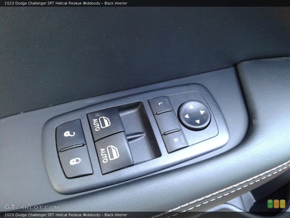 Black Interior Controls for the 2020 Dodge Challenger SRT Hellcat Redeye Widebody #139477843