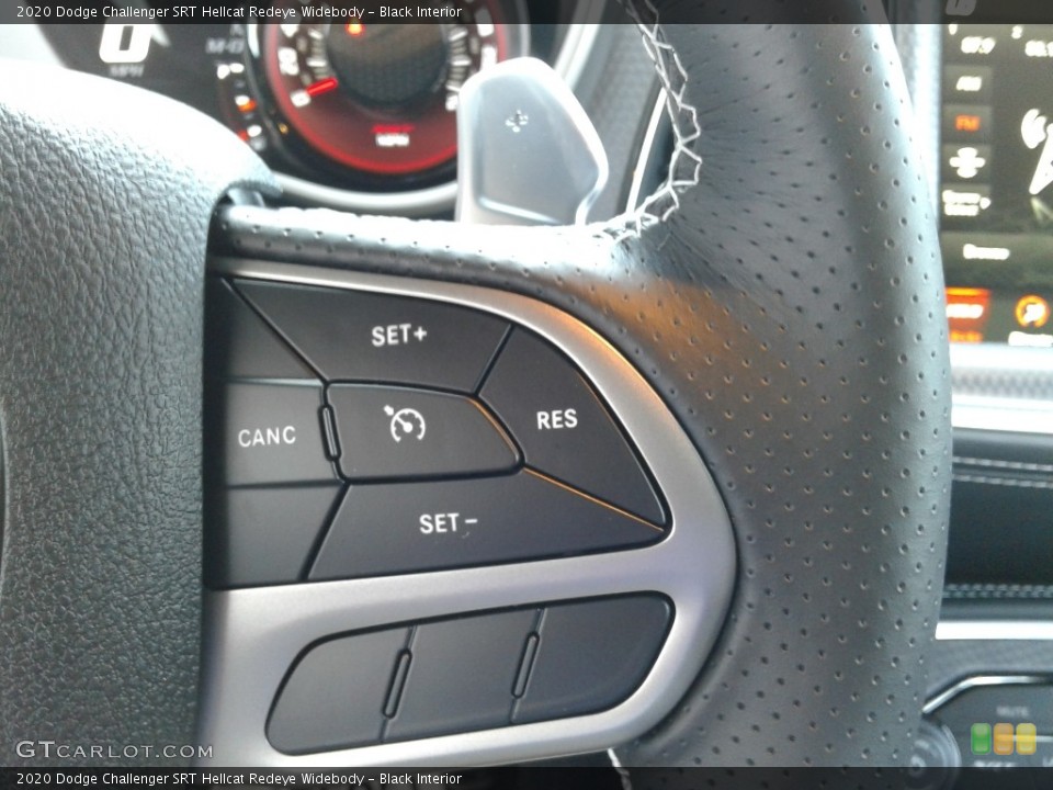 Black Interior Steering Wheel for the 2020 Dodge Challenger SRT Hellcat Redeye Widebody #139477894
