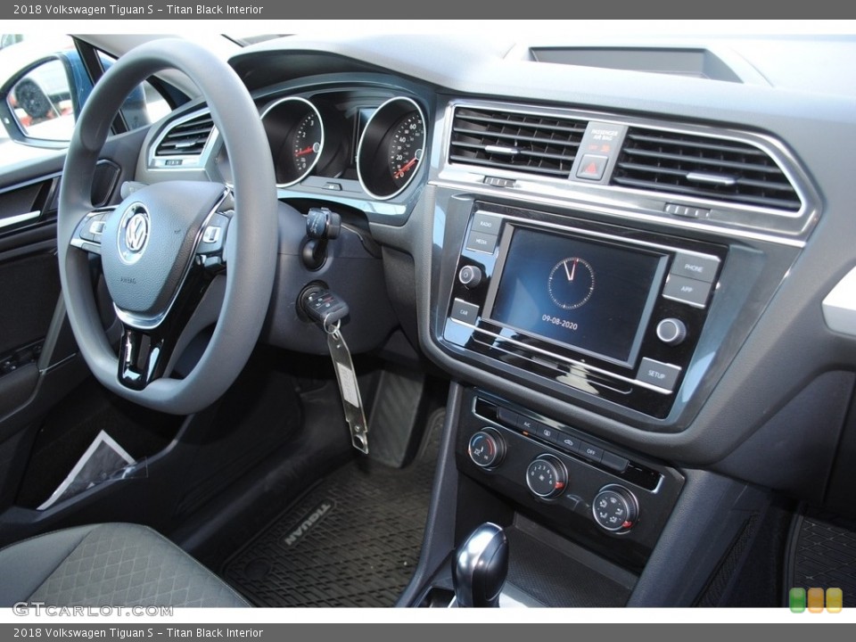 Titan Black Interior Controls for the 2018 Volkswagen Tiguan S #139479273