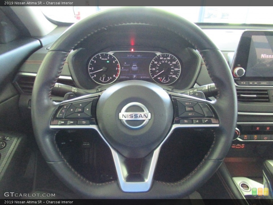 Charcoal Interior Steering Wheel for the 2019 Nissan Altima SR #139481943