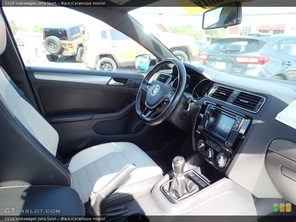 Black/Ceramique Interior Dashboard for the 2016 Volkswagen Jetta Sport #139483503