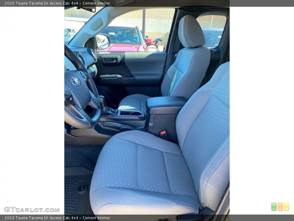 Cement Interior Front Seat for the 2020 Toyota Tacoma SX Access Cab 4x4 #139483821