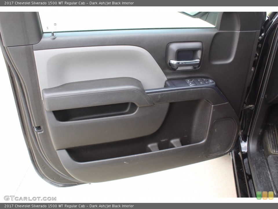 Dark Ash/Jet Black Interior Door Panel for the 2017 Chevrolet Silverado 1500 WT Regular Cab #139485339