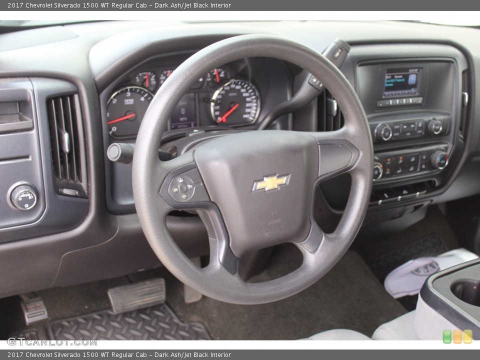 Dark Ash/Jet Black Interior Steering Wheel for the 2017 Chevrolet Silverado 1500 WT Regular Cab #139485480