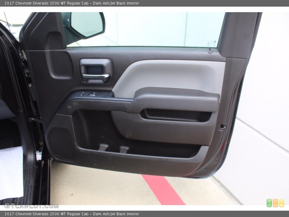 Dark Ash/Jet Black Interior Door Panel for the 2017 Chevrolet Silverado 1500 WT Regular Cab #139485510