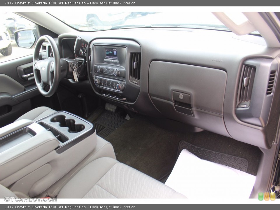Dark Ash/Jet Black Interior Dashboard for the 2017 Chevrolet Silverado 1500 WT Regular Cab #139485549