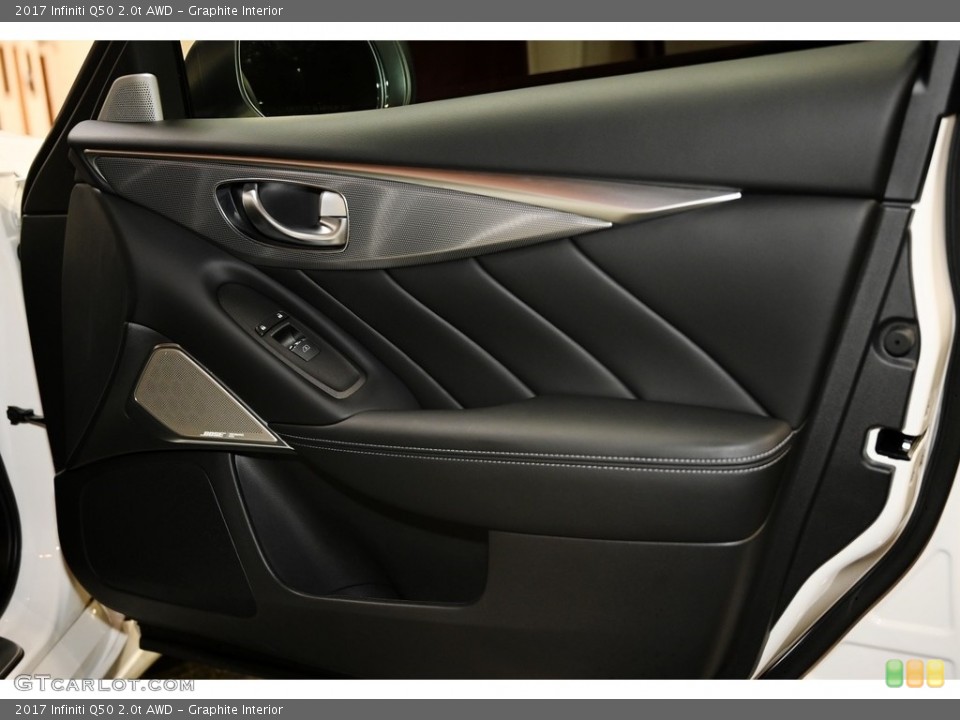 Graphite Interior Door Panel for the 2017 Infiniti Q50 2.0t AWD #139486236
